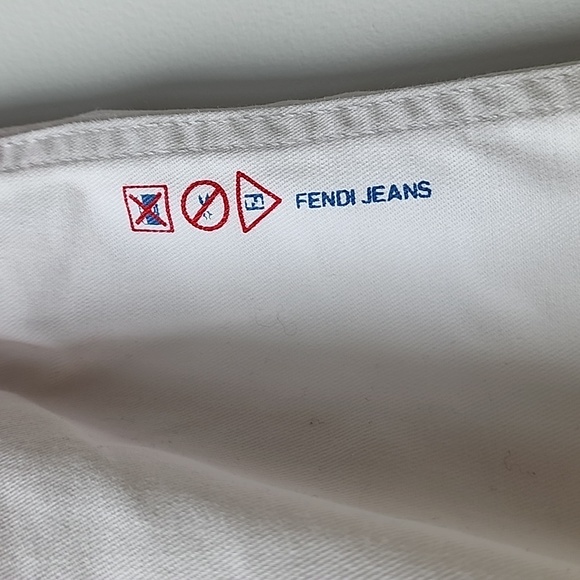 Vintage Fendi Jeans Ombre Made in Italy Cotton Denim Jeans - Picture 5 of 8